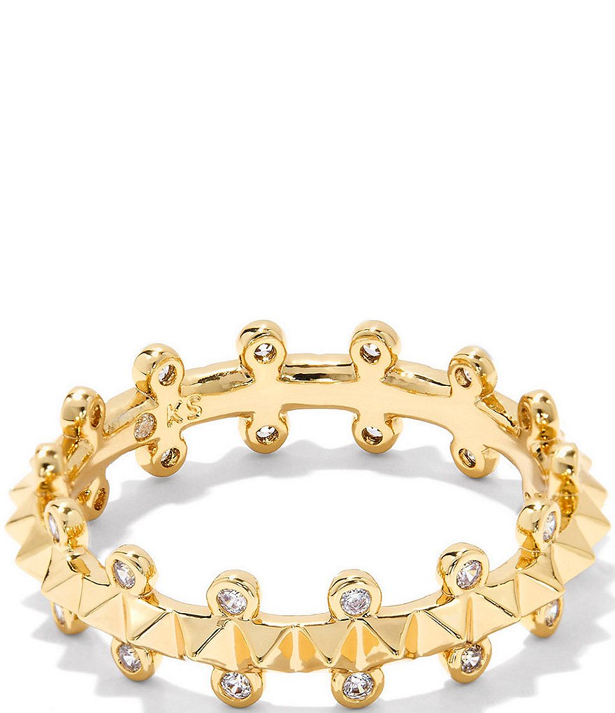 Kendra Scott Jada 14K Gold Crystal Embellished Band Ring | Dillard's