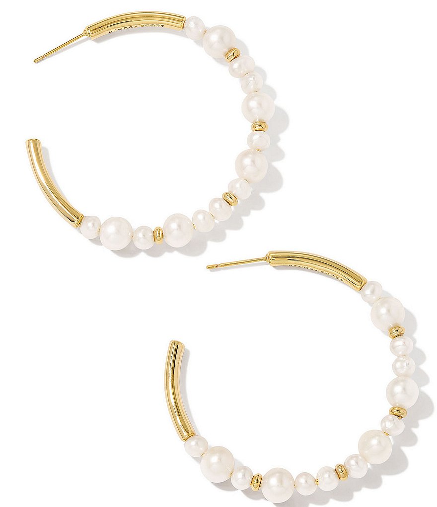 Kendra Scott Jovie Beaded Hoop Earrings | Dillard's