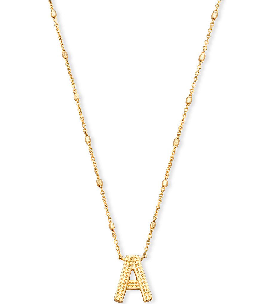 Kendra Scott Letter A Pendant Necklace