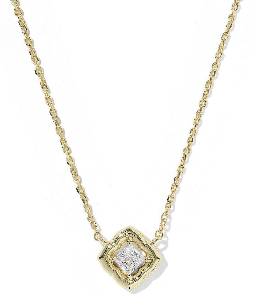 Mallory Crystal Short Pendant Necklace