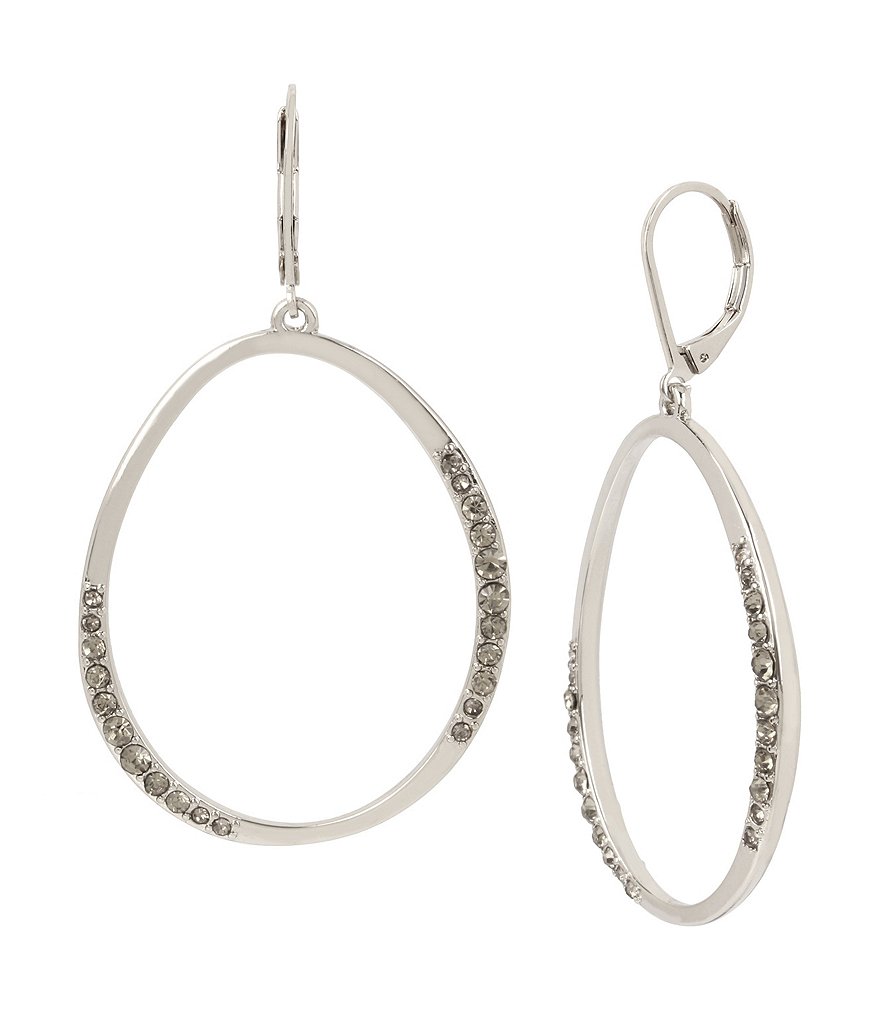 Kenneth Cole New York Silver Sculptural Gypsy Hoop Earrings Dillard S Kenneth Cole New York Silver Sculptural Gypsy Hoop Earrings