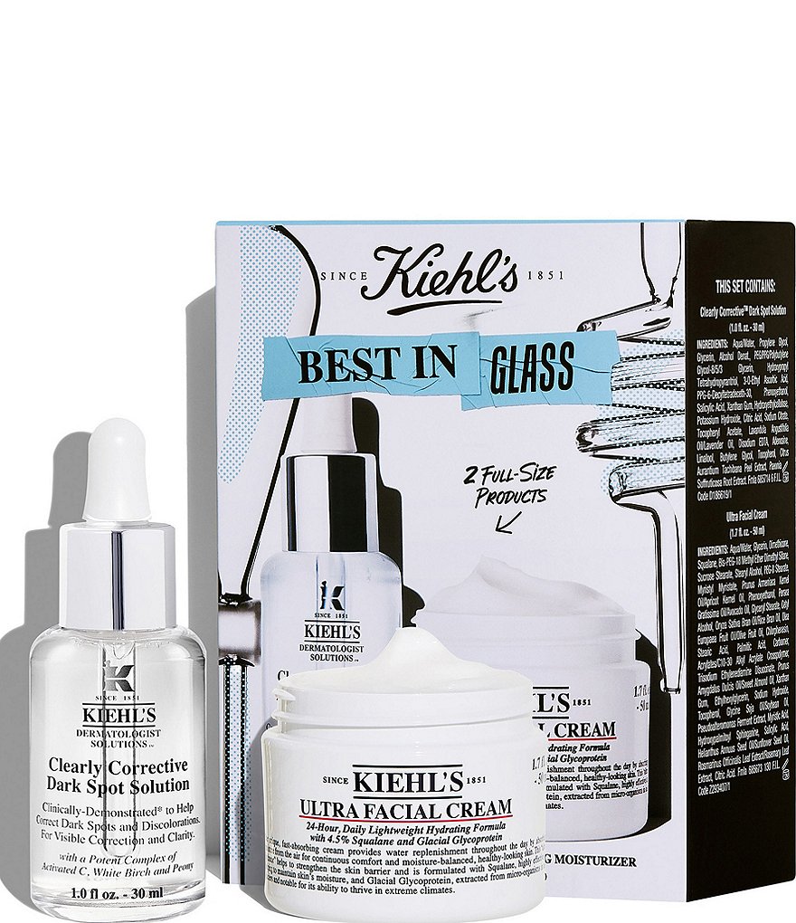 Kiehl's Since shops 1851 4-Pc. Brighten Up & Glow Set NIB