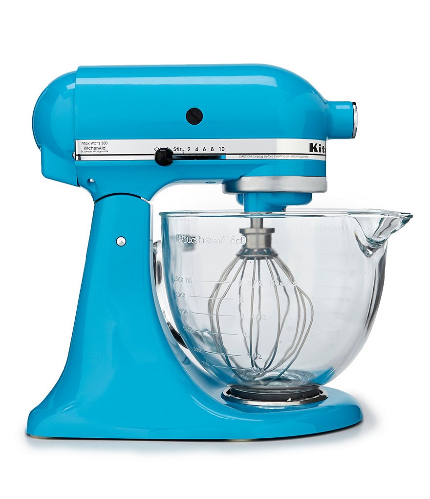 KitchenAid 5-Quart Tilt-Head Stand Mixer with Glass Bowl ...