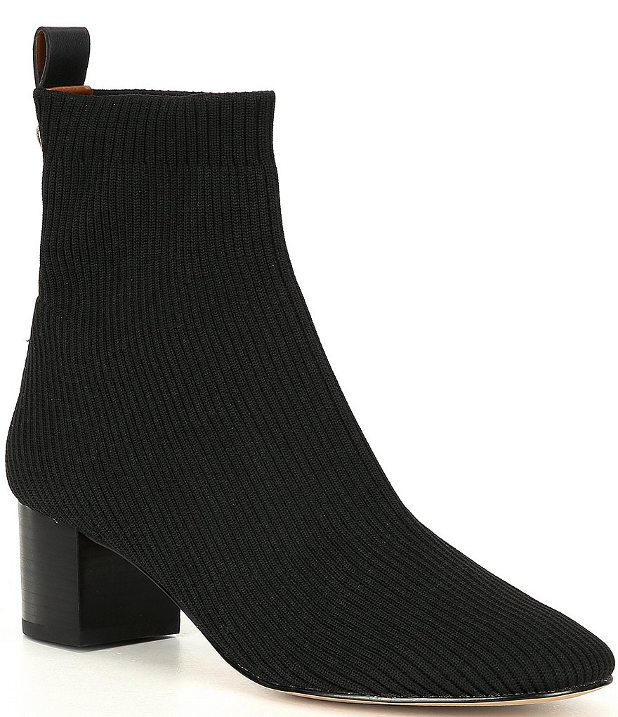 Kurt Geiger London Elmer Stretch Sock Block Heel Booties | Dillard's