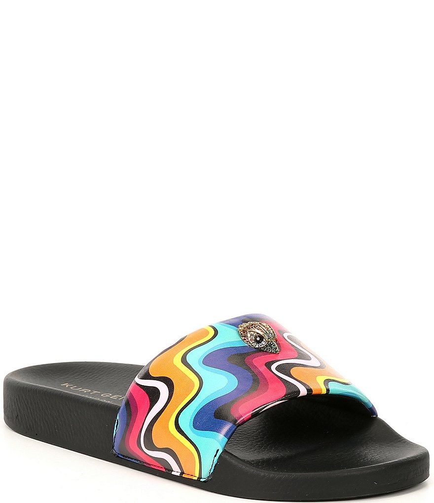 Kurt Geiger London Meena Eagle Head Slide Sandals | Dillard's