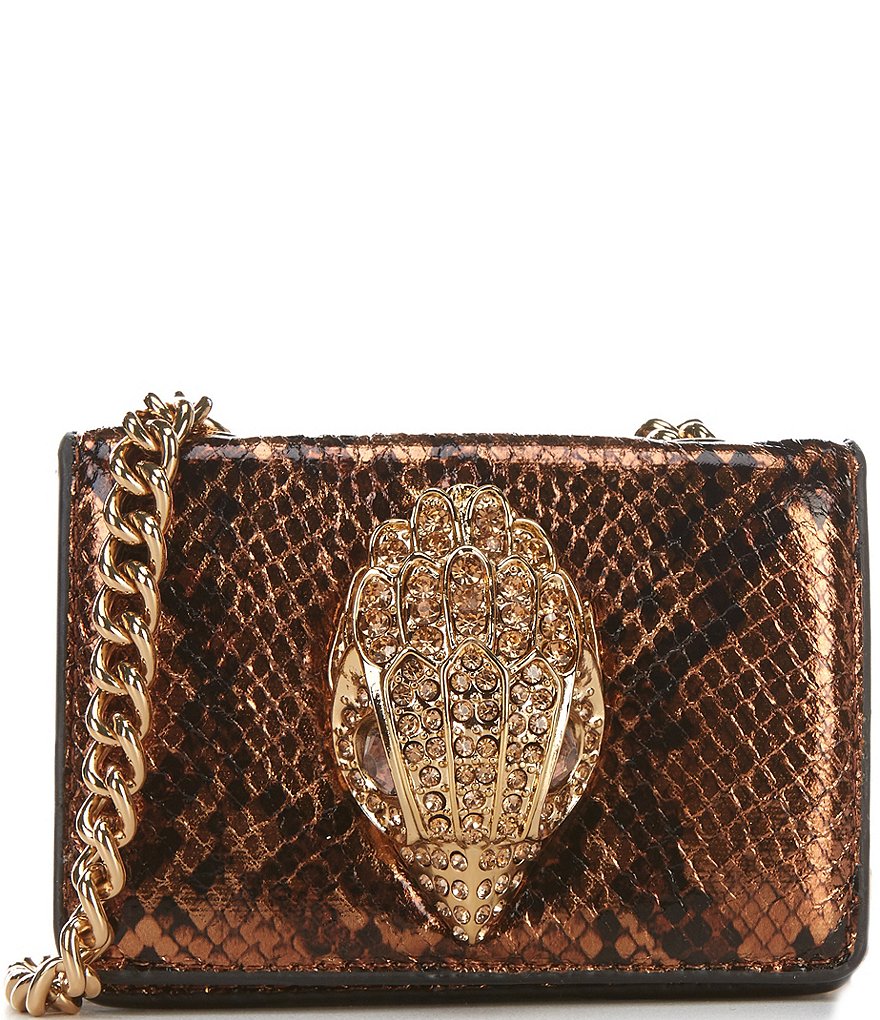 Kurt Geiger London Micro Kensington Eagle Metallic Crossbody Bag ...