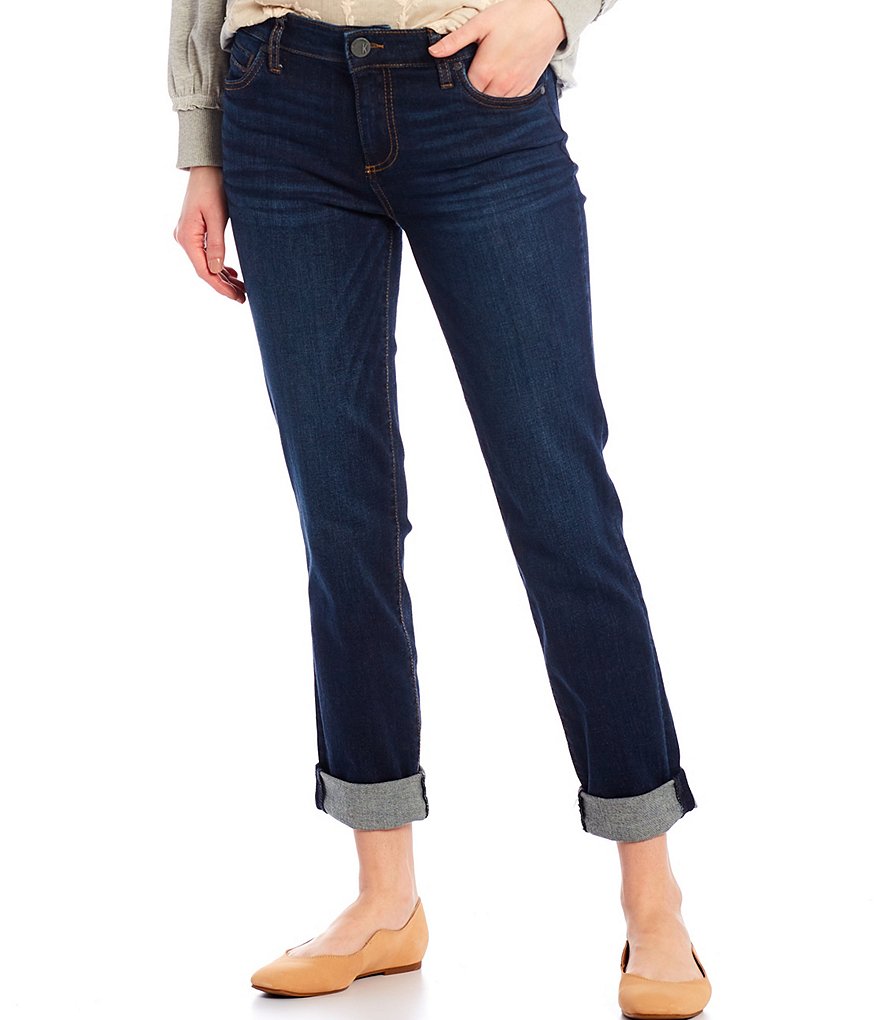 KUT from the Kloth Catherine Roll-Up Cuff Boyfriend Jeans | Dillard's