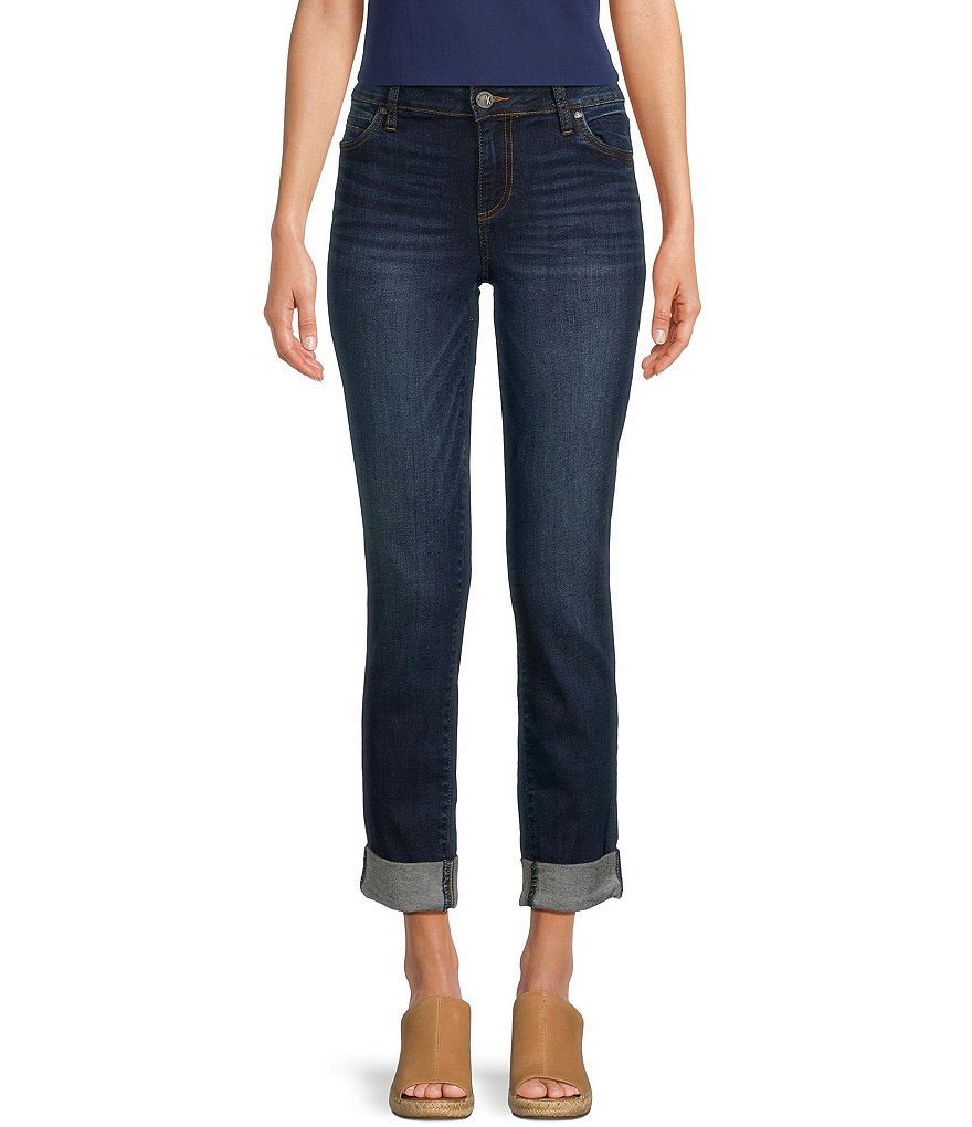 KUT from the Kloth Catherine Roll-Up Cuff Boyfriend Jeans | Dillard's