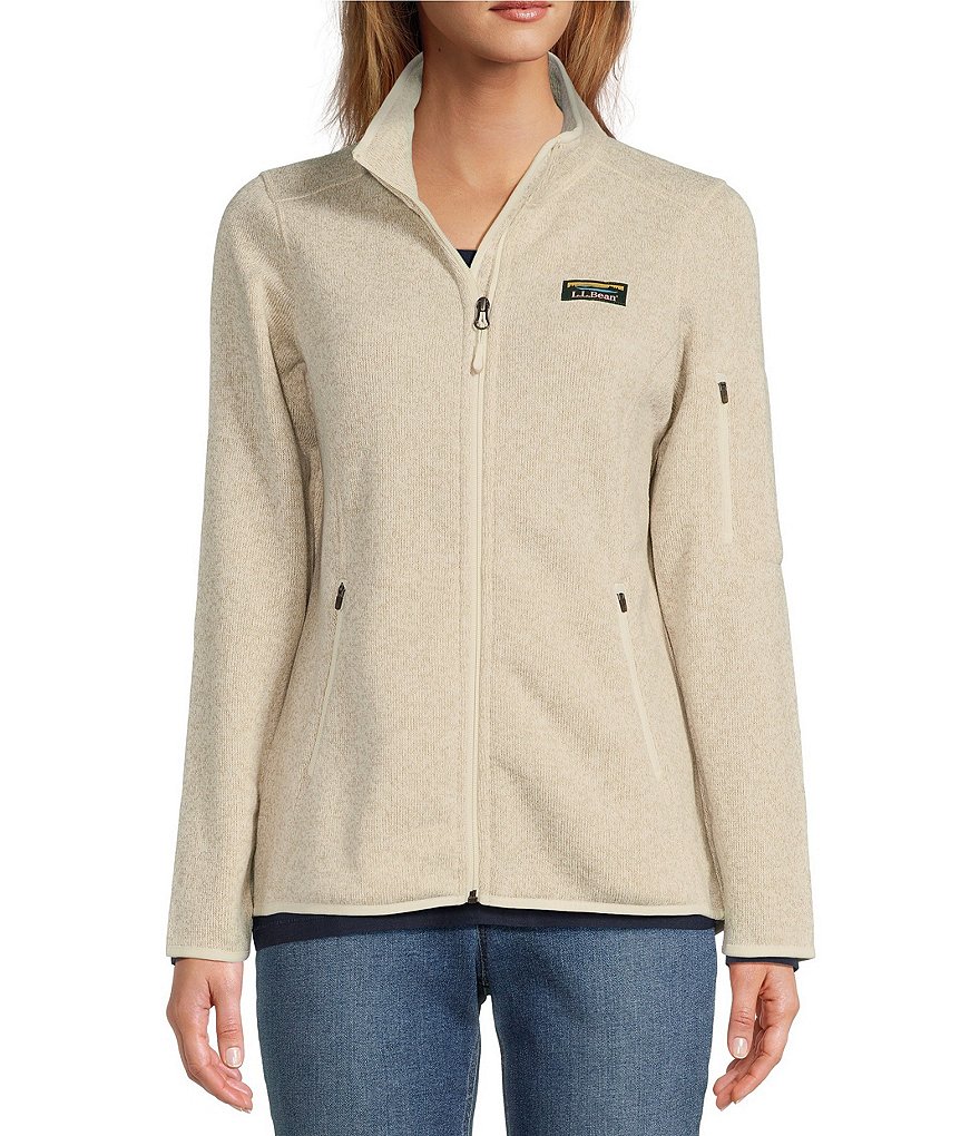 Women's L.L.Bean Sweater Fleece Full-Zip Jacket, Fleece Jackets at  L.L.Bean