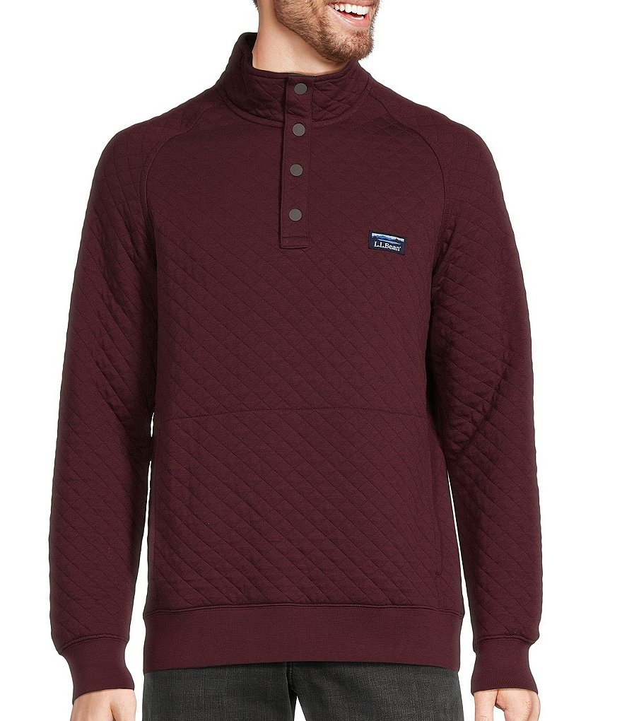 L.L.Bean Men's Quilted Crewneck Sweatshirt