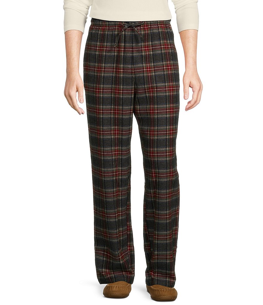 L.L.Bean Scotch Plaid Flannel Pajama Pants Dillard s