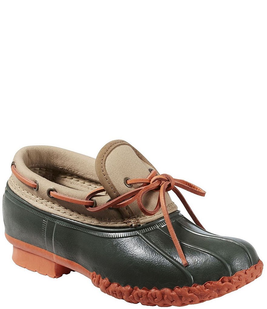 L.L.Bean Women s Rubber Moc Canvas Water Shoes