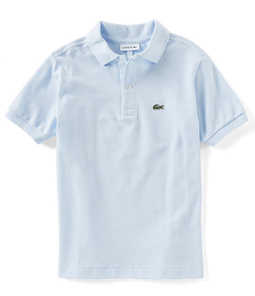 Lacoste Boy Short Sleeve Semi Fancy Pique Polo 