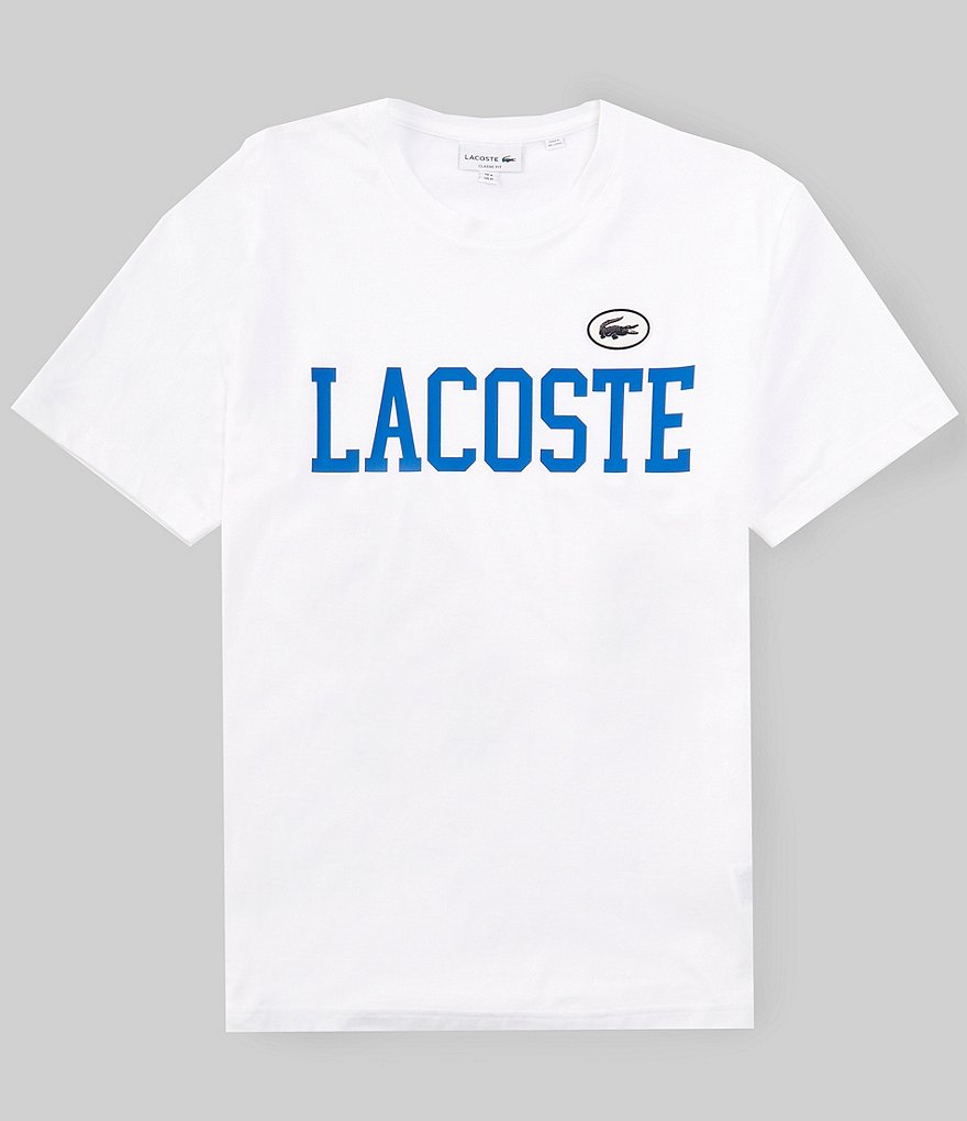 Lacoste Large Print Short Sleeve T-Shirt