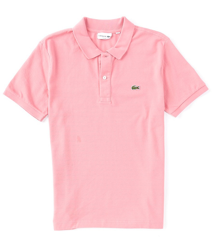  Lacoste Boy's Short Sleeve Relaxed-Fit Graphic Polo Shirt,  Kingdom/Multico, 6 Years: Clothing, Shoes & Jewelry
