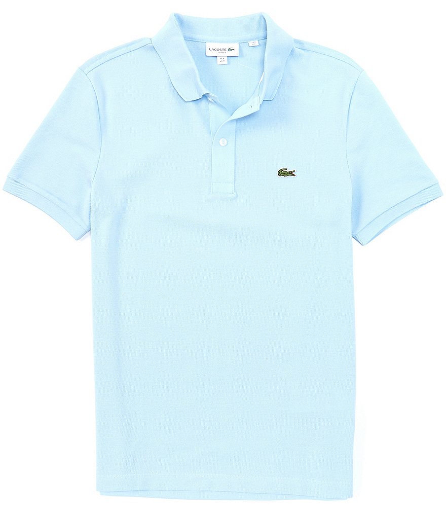 Lacoste Men's Classic Short Sleeve Piqué L.12.12 Polo Shirt Light  Blue- Size XL