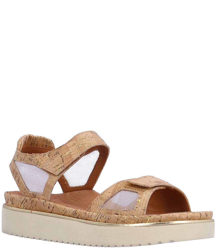 L'Amour Des Pieds Arna Cork and Mesh Dad Sandals | Dillard's