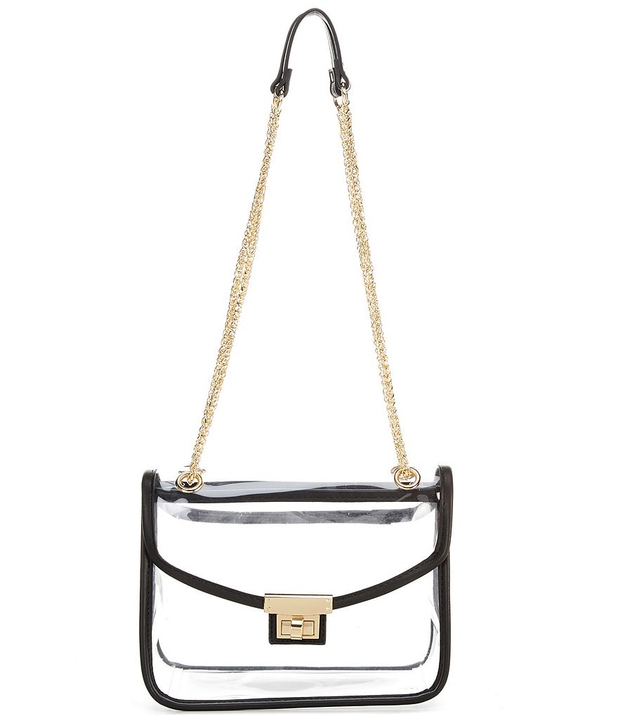 Clear vinyl hotsell crossbody bag