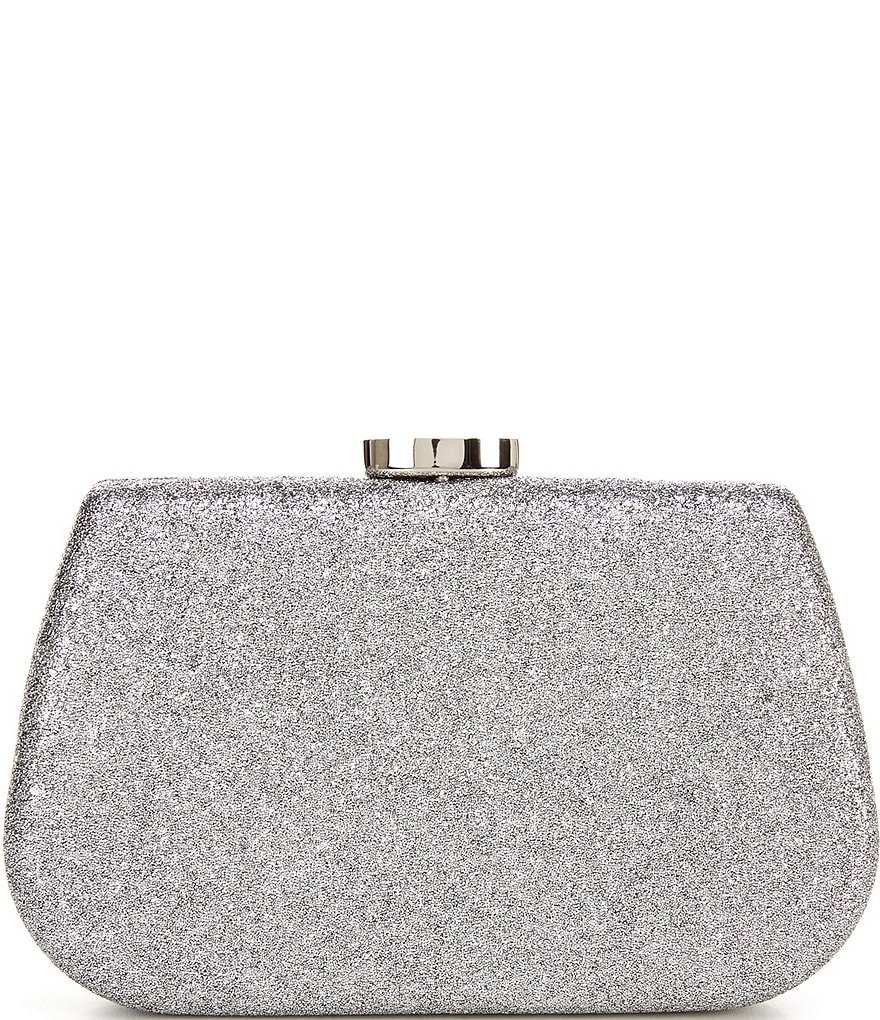 Antonio Melani Metallic Textured Minaudiere Clutch | Dillard's