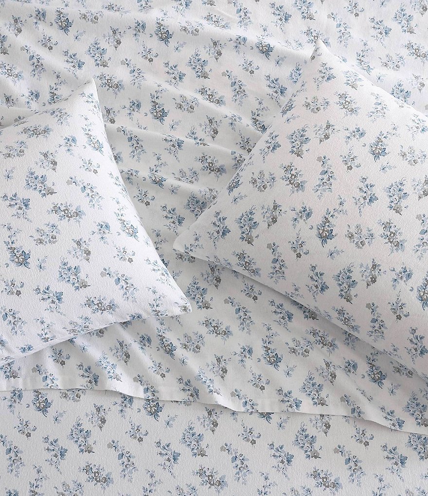 Laura Ashley Audrey Flannel Sheet Set - Thumbnail 2
