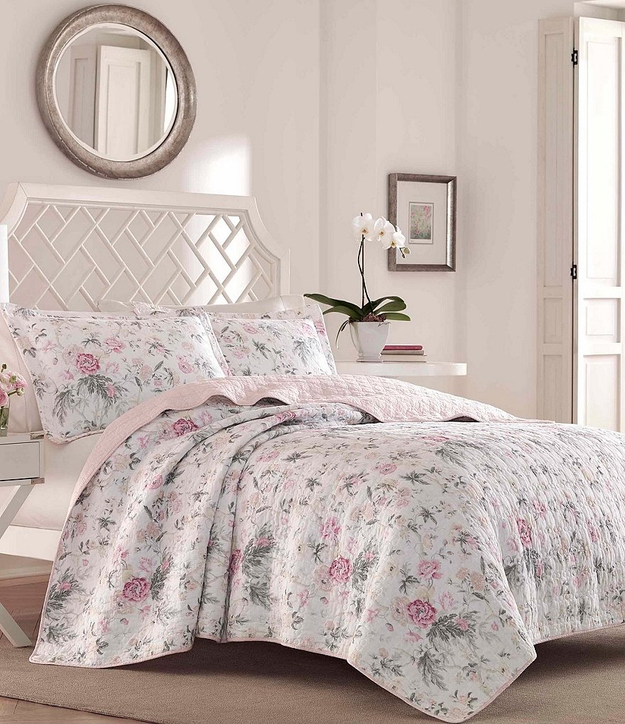 Laura Ashley Breezy Floral Quilt Mini Set | Dillard's