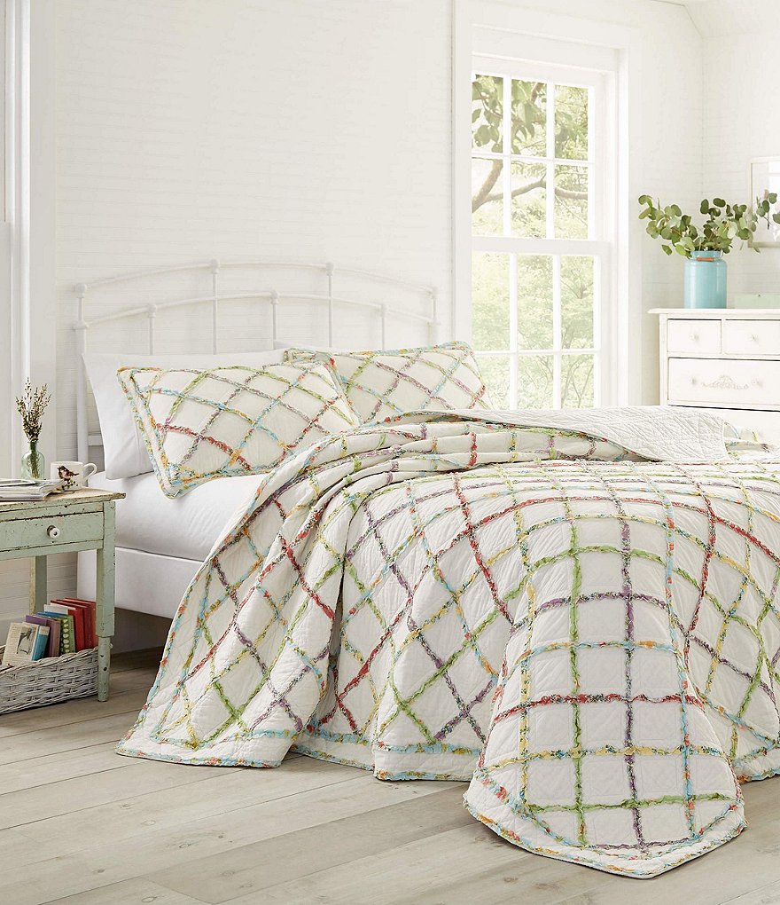 Laura Ashley Ruffled Garden Quilt | Dillard's