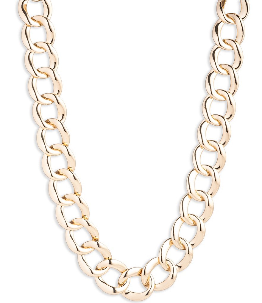 Lauren Ralph Lauren Chain Link 17'' Collar Necklace | Dillard's