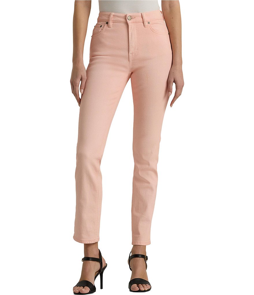 Ralph Lauren Womens Cotton Mid-Rise Straight Leg Cropped Capris Pink S -  Shop Linda's Stuff