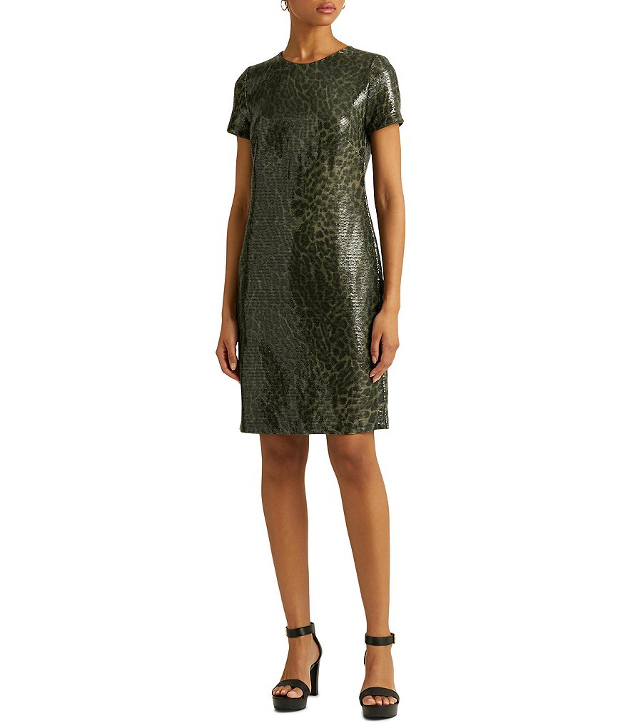 Lauren ralph cheap lauren sequin dress