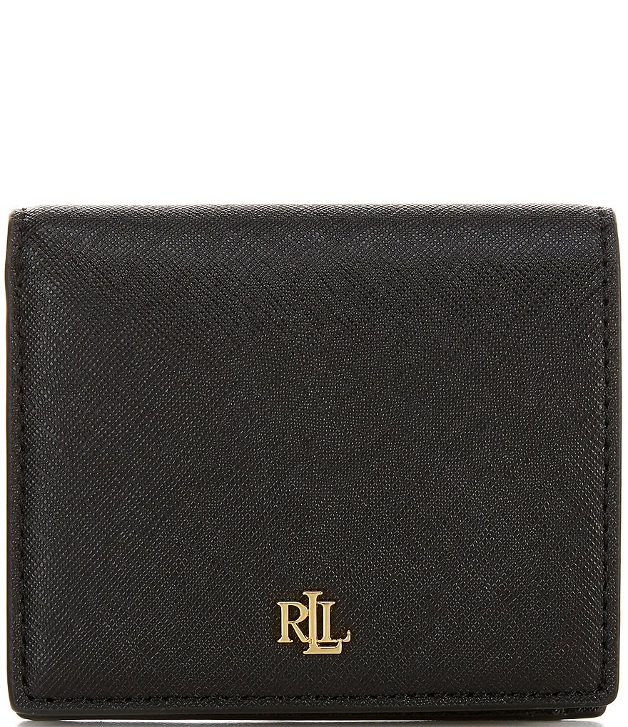 Ralph lauren compact leather wallet best sale