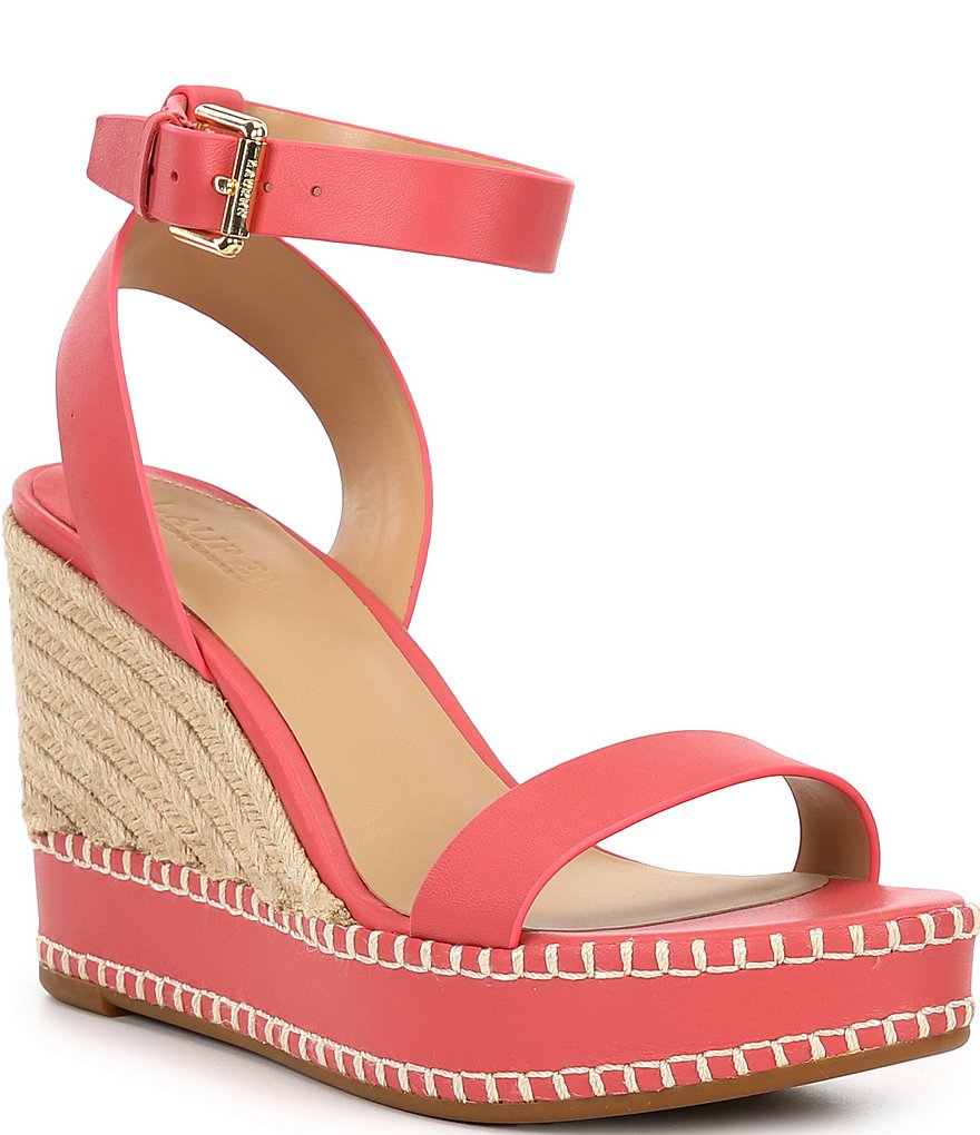 Lauren Ralph Lauren Hilarie Espadrille Platform Wedge Dress Sandals Dillard s