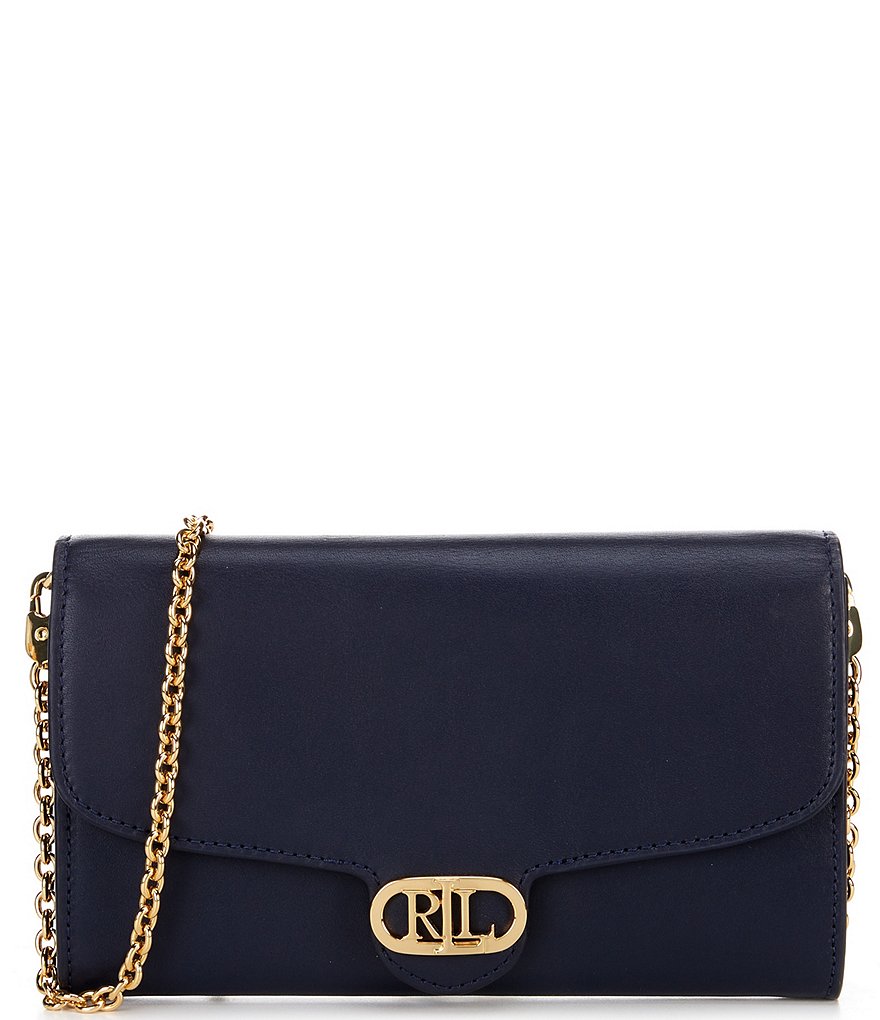 Lauren Ralph Lauren Leather Medium Adair Crossbody Bag | Dillard's