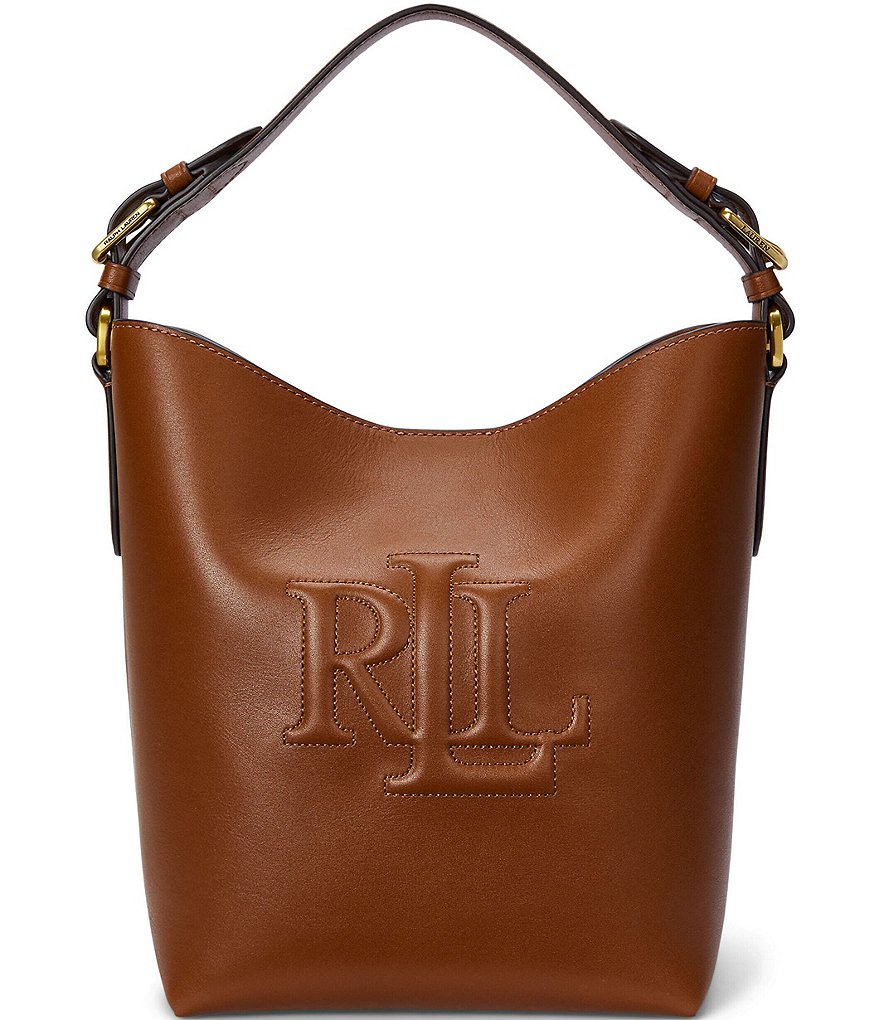 Lauren Ralph Lauren Medium Witley Leather Bucket Bag