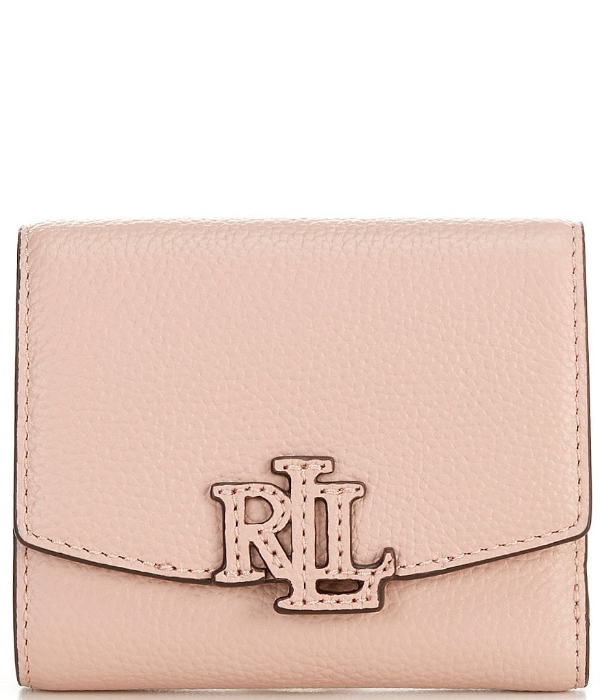 特価！最新品 Ralph Lauren Pebbled Cameryn Flap レザー 長財布 Pebbled Large Cameryn Flap Wallet