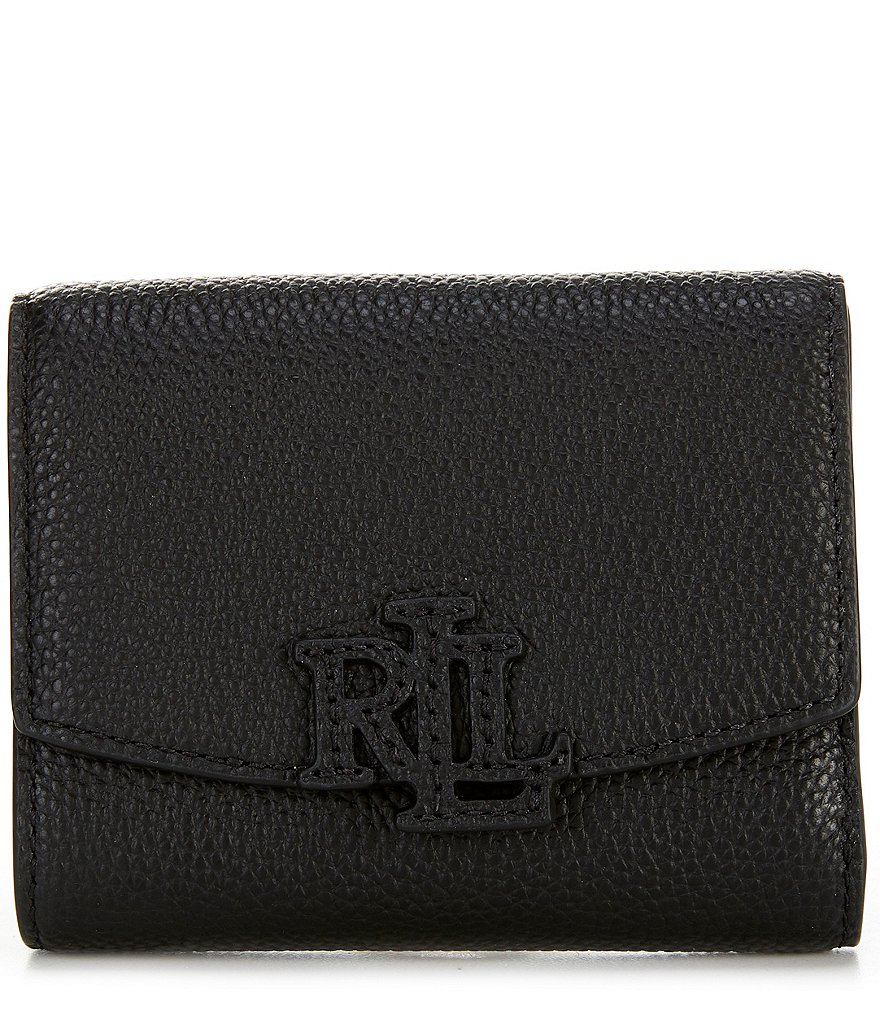 Lauren Ralph Lauren Pebbled Small Cameryn Flap Wallet