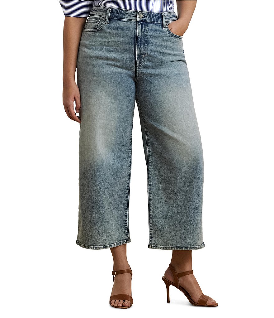 送料関税込み☆ LAUREN RALPH LAUREN HIGH-RISE WIDE-LEG デニム 00000000_zi_c0b43a89-e132-467f