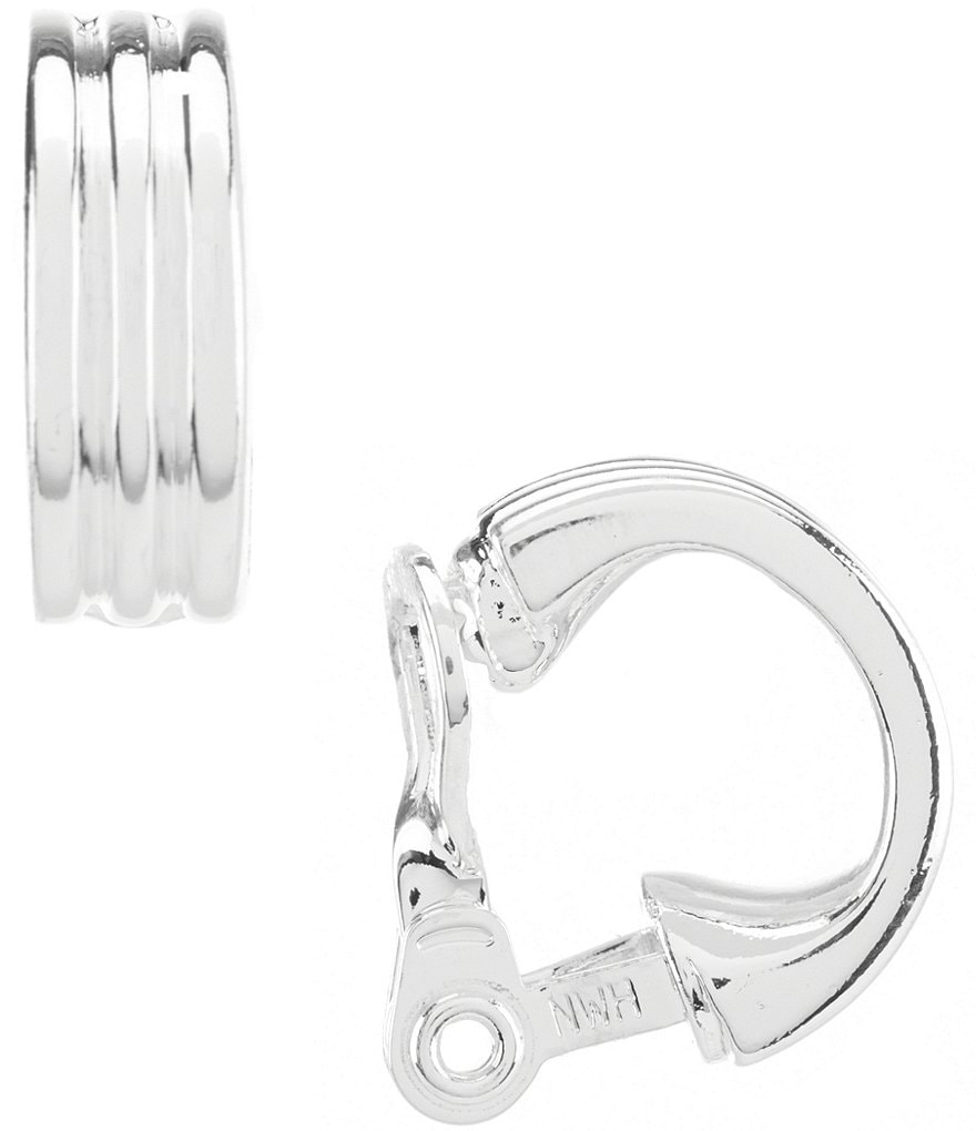 Lauren Ralph Silver Hoop Clip On Earrings Dillard S Lauren Ralph Silver Hoop Clip On Earrings
