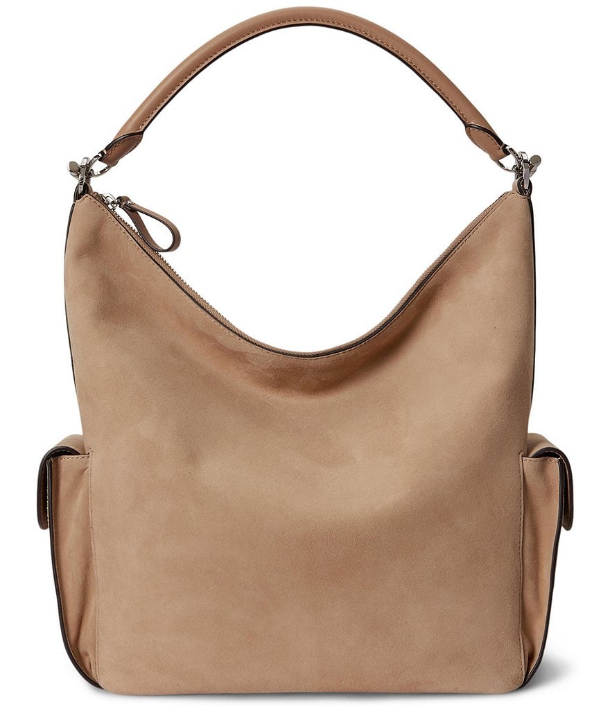 美品!!Ralph Lauren 2WAY バケットバッグ スウェード ベージュ Lauren Ralph Lauren Blaike Suede Large Shoulder Bag | Dillard's