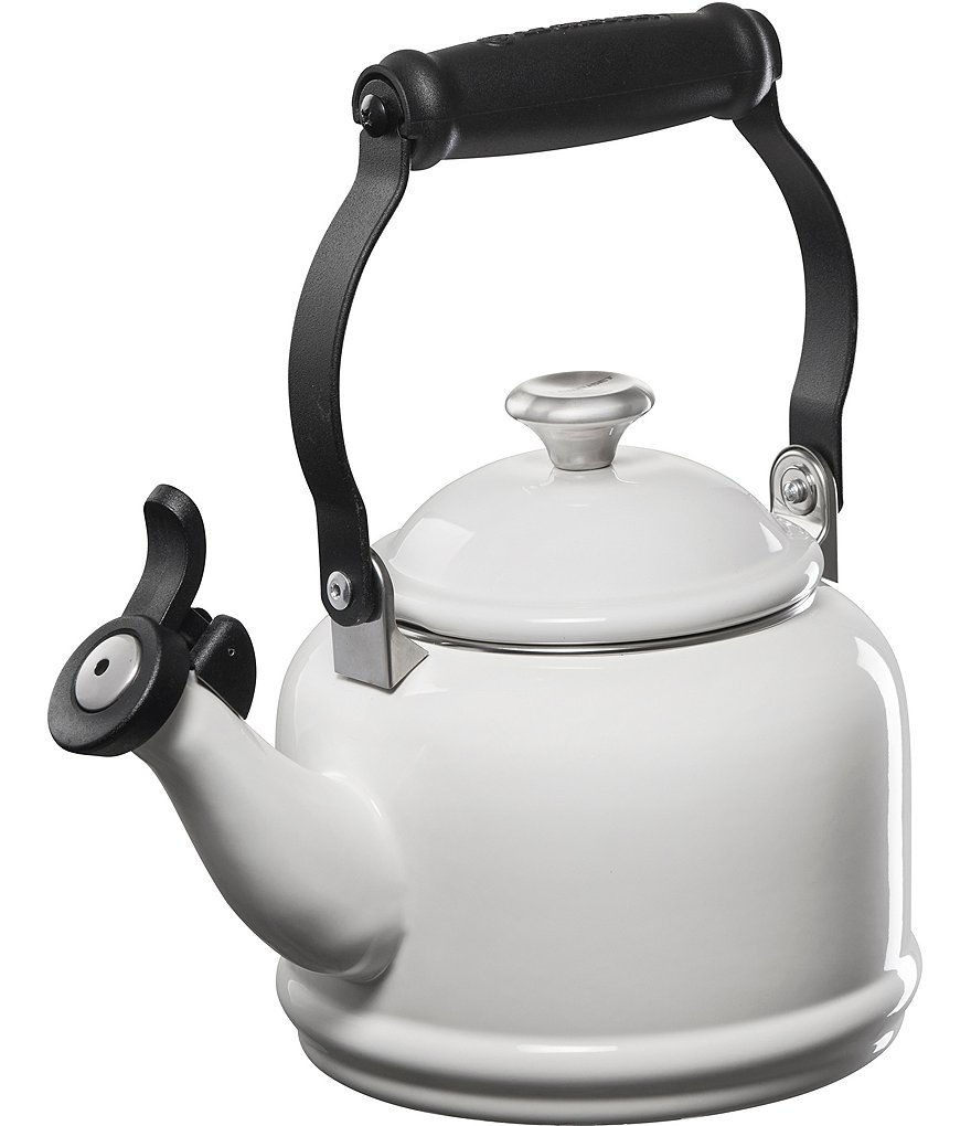 Le Creuset 1.7-Quart Stainless Steel Whistling Tea Kettle - Cerise