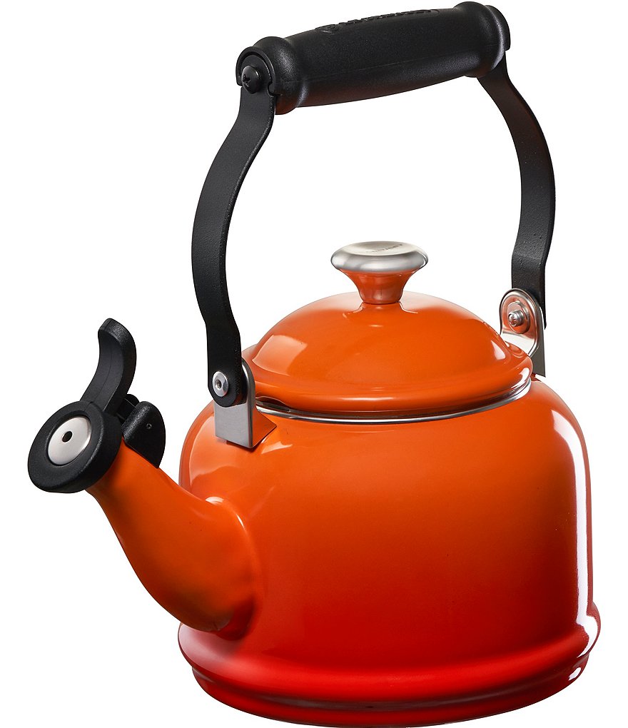 De'Longhi Orange 6-Cup Electric Tea Kettle at
