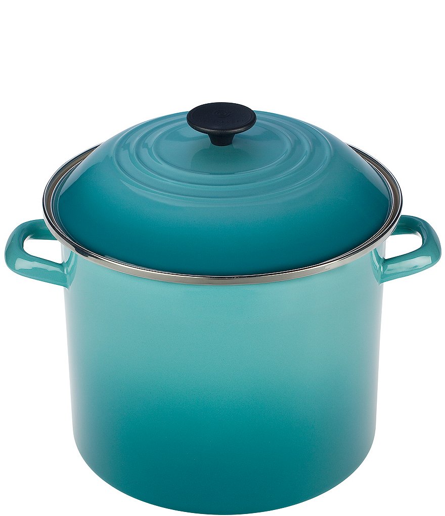 Le Creuset - A stunner of a stockpot. ✨ With a lush jewel-tone