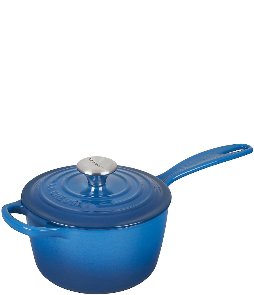Le Creuset Signature 5-Qt. Ink Blue Cast Iron Everyday Pan for Sale in New  York, New York - OfferUp