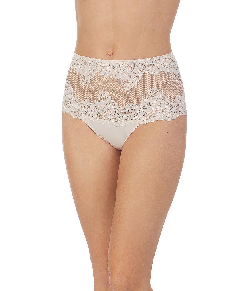 All Over Lace High Waisted Thong
