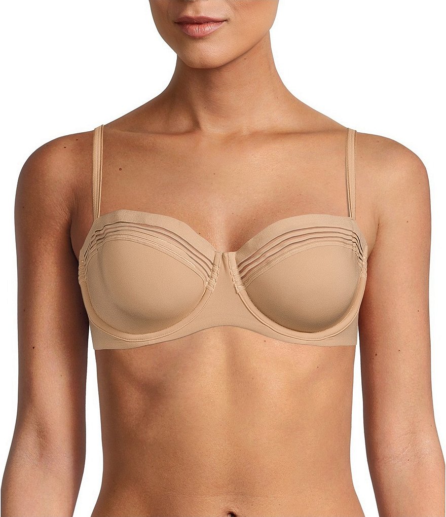 Le Mystere womens Second Skin Back Unlined Bra, Black, 40D US at