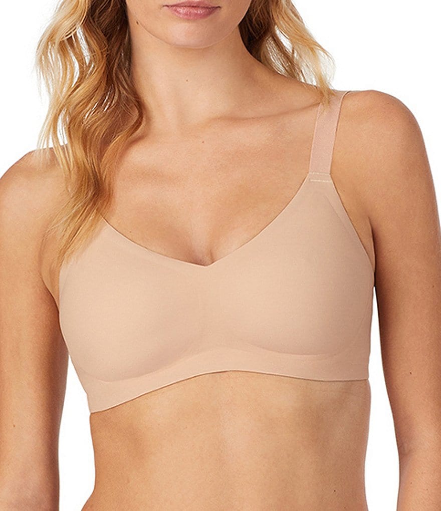 LE MYSTERE Nude Sheer Mesh Unlined Underwire Front Closure Racerback Bra  34B Size undefined - $32 - From Isabelle