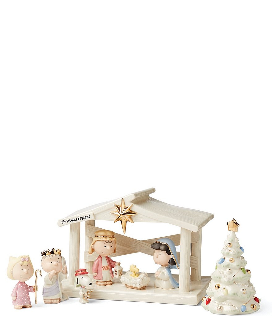 Lenox Nativity The Christmas Pageant & Creche 8-Piece Set | Dillard's