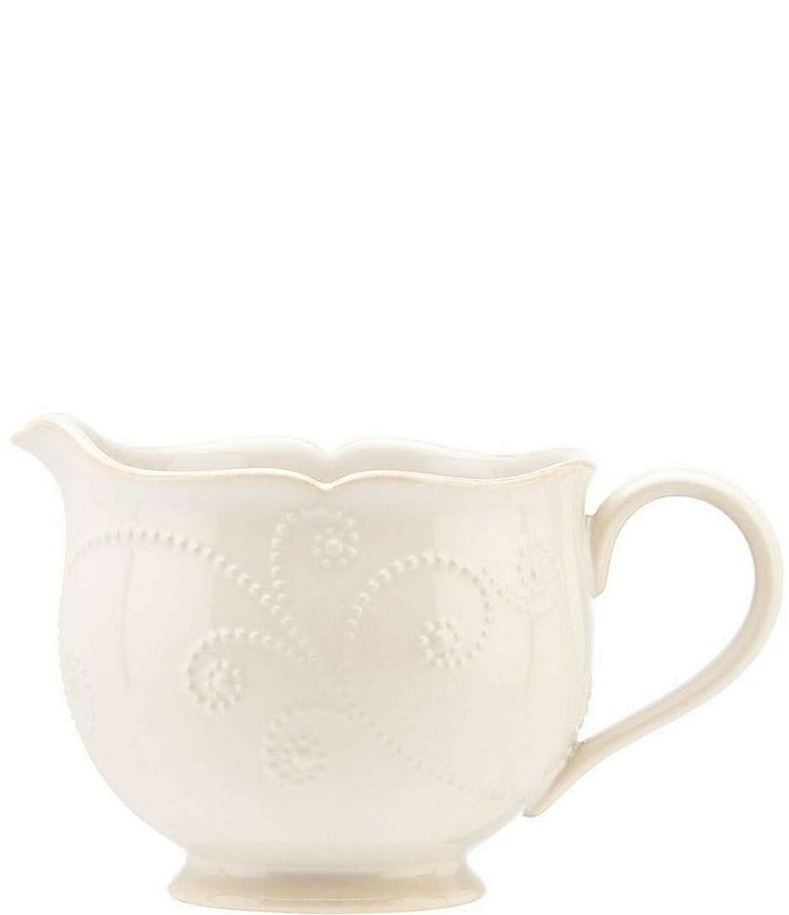 Lenox French Perle Scalloped Stoneware Gravy Boat