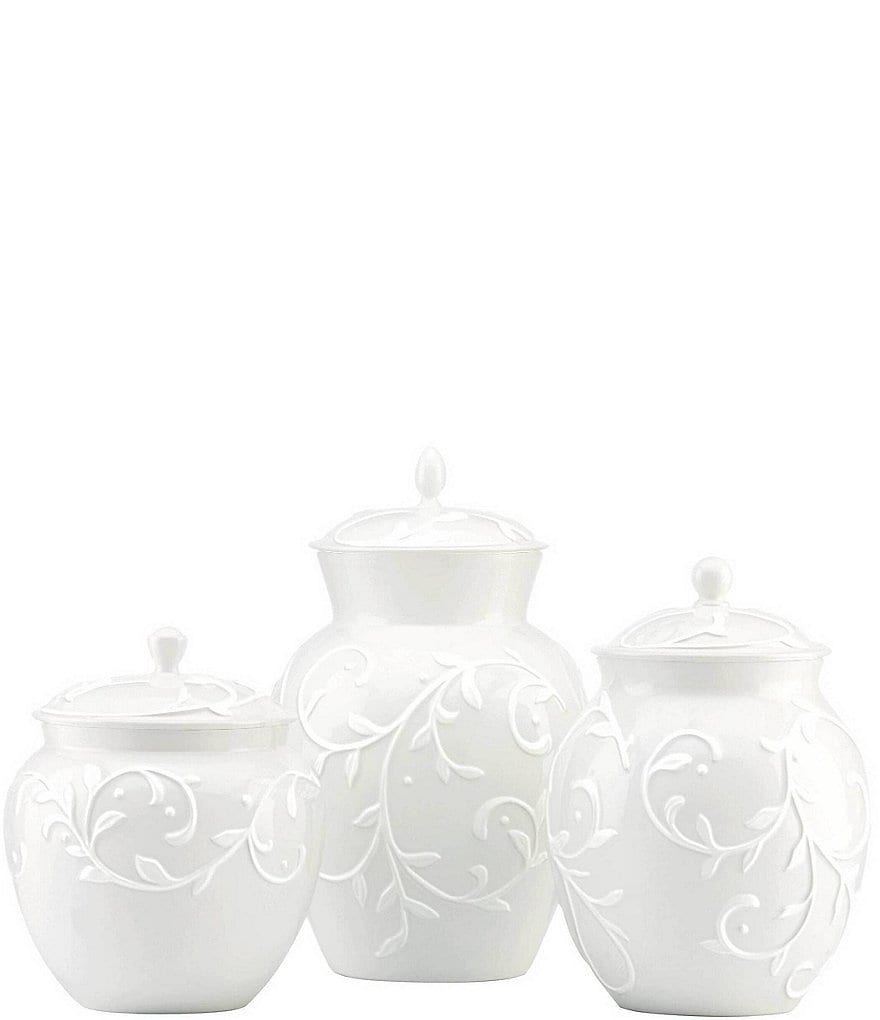 https://dimg.dillards.com/is/image/DillardsZoom/main/lenox-opal-innocence-carve-3-piece-canister-set/05428246_zi_white.jpg