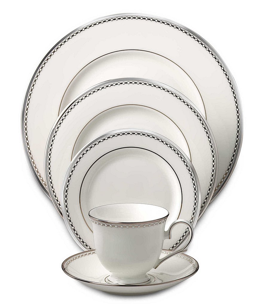 Lenox Classics Collection Pearl Platinum Bone China | Dillards