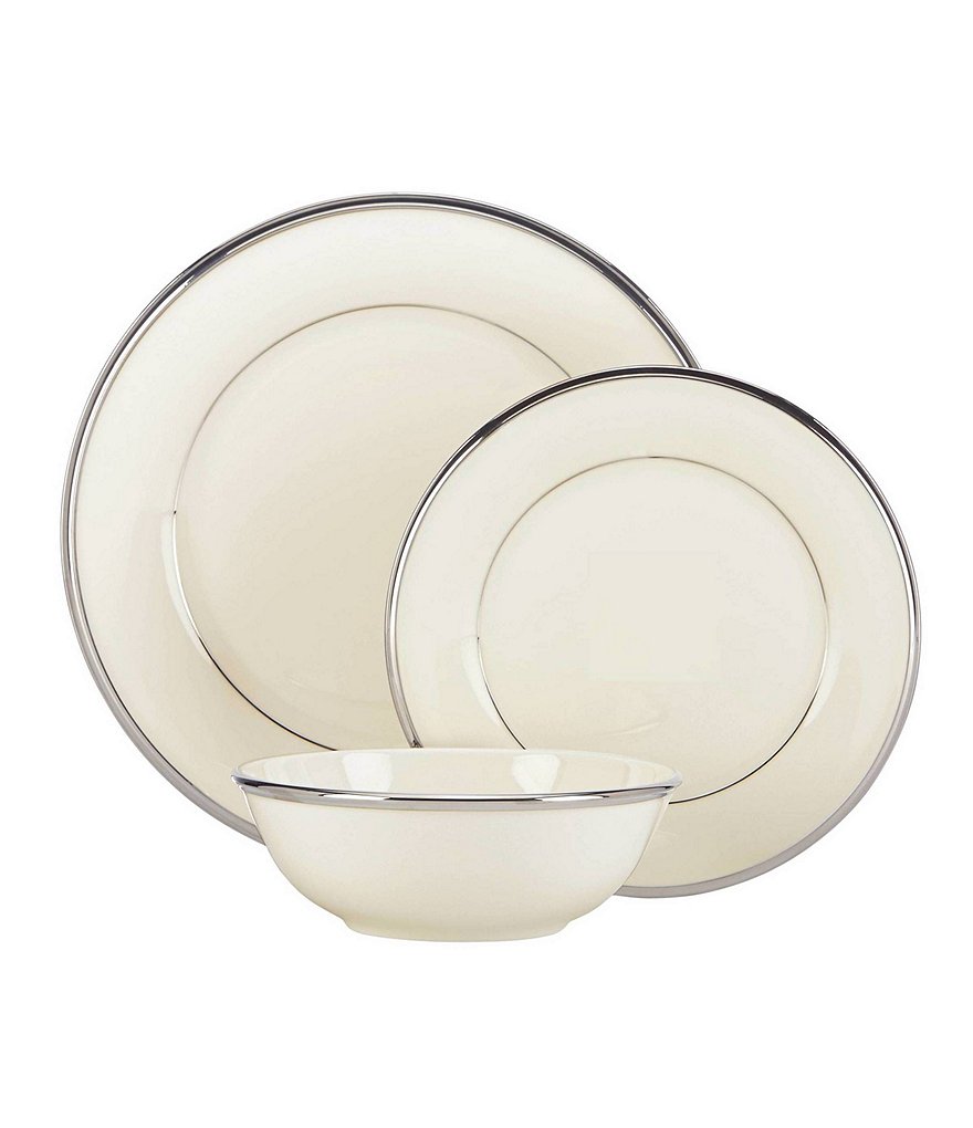 lenox solitaire 3 piece place setting online onl